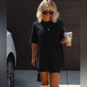 Vici Collection ‘His Cotton Oversized Tee’ in Black